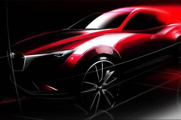 איור ראשון של מאזדה CX-3 איור ראשון של מאזדה CX-3